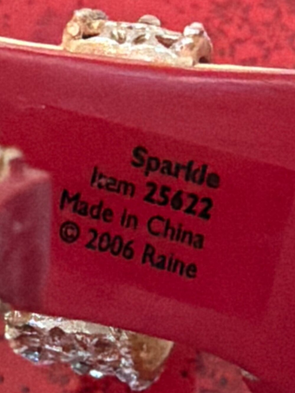 2006 Just the Right Shoe by Raine "Sparkle" 6th Annual Christmas #25622 w/Box - Picture 10 of 13